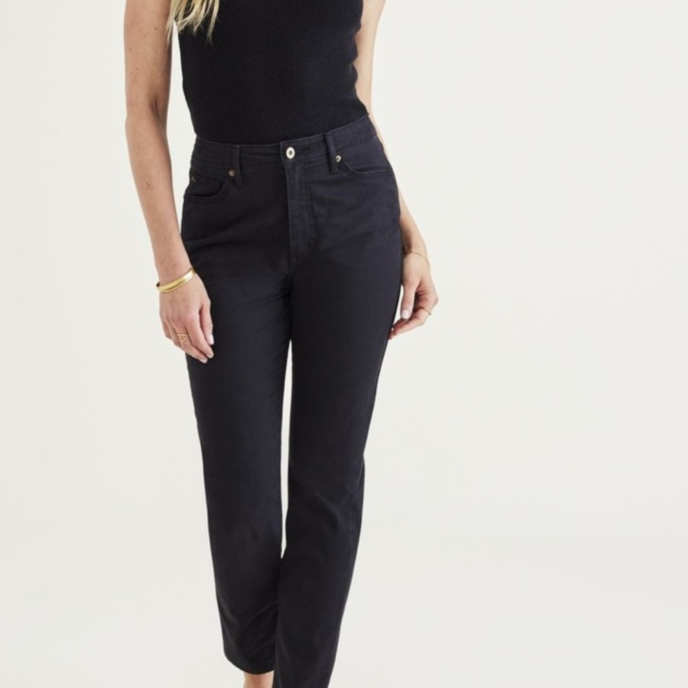Dockers Jean Cut Pants, High Slim Fit, Women's, Black 31